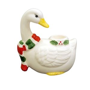 Vintage Lefton Christmas Candle Holder